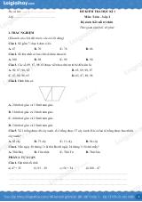 Đề kiểm tra học kì 1 Toán 2 Kết nối tri thức - Đề số 4